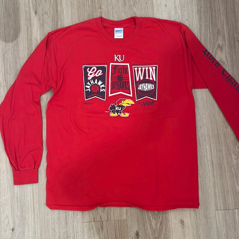 Vintage KU tee SZ large